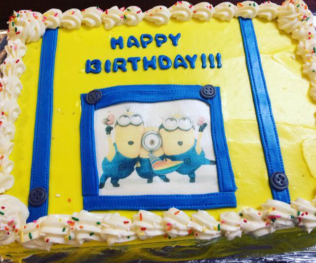 Custom Sheet Cake